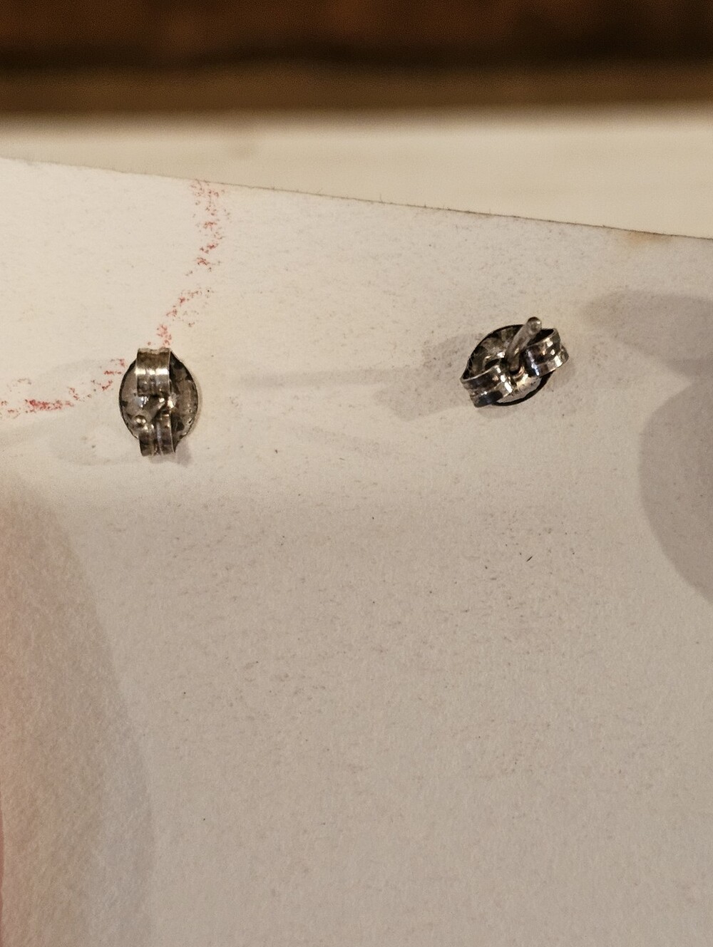 🐕 Renée Frances Sterling Silver "Brass Knunkles" Chain Drop Earrings 🐕 - Picture 3 of 4